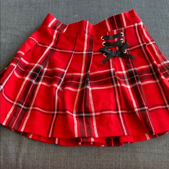 Justice Plaid Skirt - Picture 1 of 2